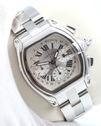 Cartier Roadster XL Automatic Chronograph Stainless Steel 2618 43mm Men's Watch