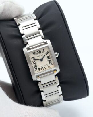 Cartier Tank Francaise Stainless Steel Ladies 20mm 3217 Ladies Watch
