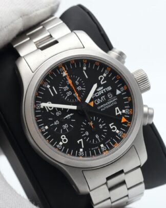 Fortis B-42 GMT CHRONO Stainless Steel 42mm 637.22.11C 2005 Men's Watch