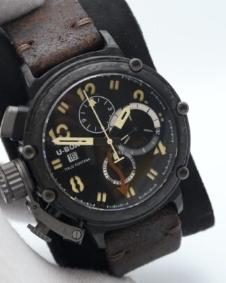 U-Boat Chimera Carbon Fibre Auto Chrono GMT 7177 48mm Limited Edt Men's Watch