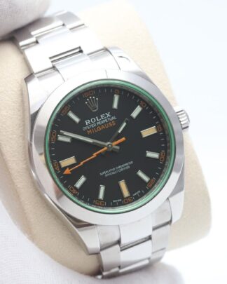 Rolex Milgauss Green 2020 Discontinued 116400GV 40mm Men's Watch