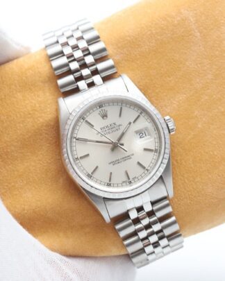 Rolex Datejust 16220 Stainless Steel Jubilee Bracelet 2001 Men's Watch