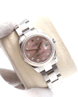Rolex Datejust 31mm Pink Diamond Dial 178274 2016 Women's Watch