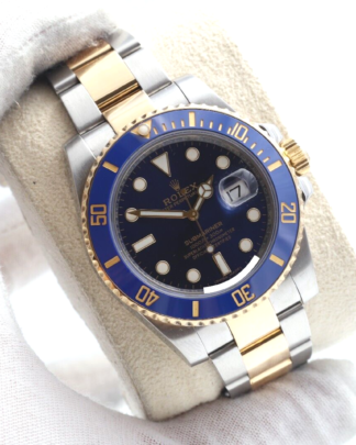 Rolex Submariner Date 40mm Blue Dial 116613LB 2014 Ceramic Men's Watch