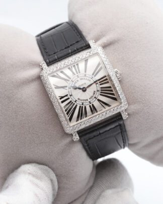 Franck Muller Master Square Factory Diamonds 18ct White Gold  33mm Women's Watch