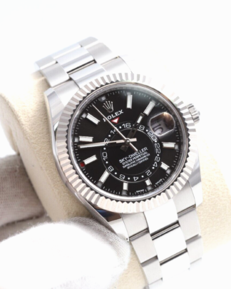 Rolex Sky-Dweller Stainless Steel 42mm 326934 2021 Black Dial Men's Watch
