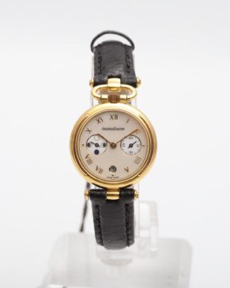 Jaeger-LeCoultre GAIA 18ct Gold 410.7.23 25mm Moonphase Rare Women's Watch