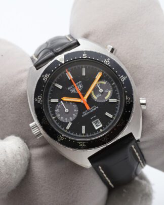 Heuer Autavia 11630 41mm Chronograph Stainless Steel 1975 Men's Watch