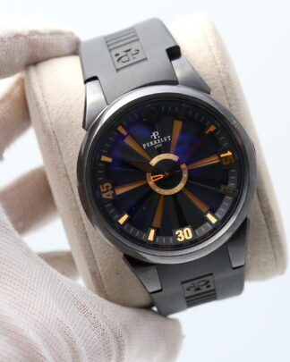 Perrelet Turbine Playing with Fire Limited Edt. PVD Black A8008-1 Men's Watch