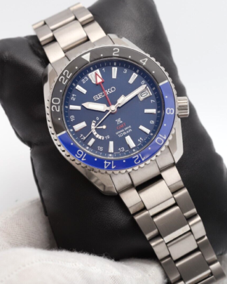 Seiko Prospex LX Spring Drive GMT 2021 SNR033J1 Titanium 45mm Men's Watch