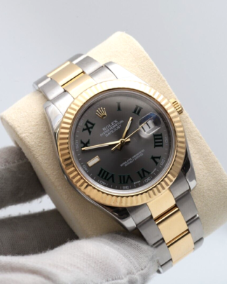 Rolex Datejust II 41mm Wimbledon 116333 Oyster Bracelet 2014 Men's Watch