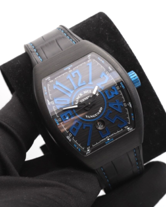 Franck Muller Vanguard Black Titanuim 45.V.SC.DT.TT.NR.BR.NR 44mm Men's Watch