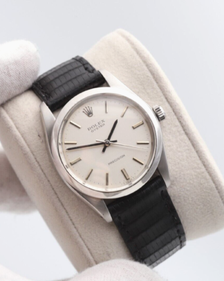 Rolex Oyster Precision 6426 34mm Manual Wind 1973 Silver Dial Men's Watch