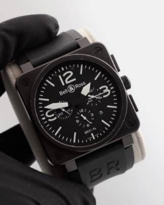 Bell & Ross BR01-94 Black PVD Chronograph 46mm Automatic 2014 Men's Watch