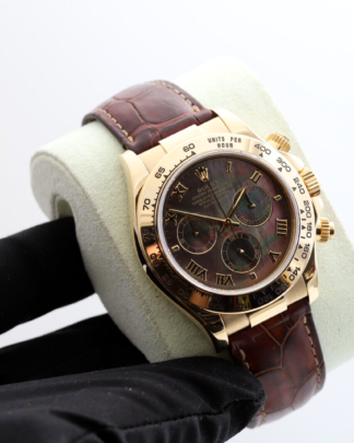 Rolex Daytona 116518 Tahitan Mother of Pearl Dial 18ct Yellow Gold Men's Watch