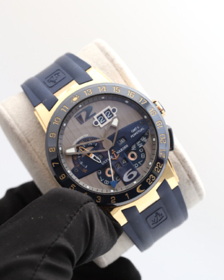 Ulysse Nardin El Toro 326-00 Perpetual Calander GMT 43mm Rose Gold Men's Watch