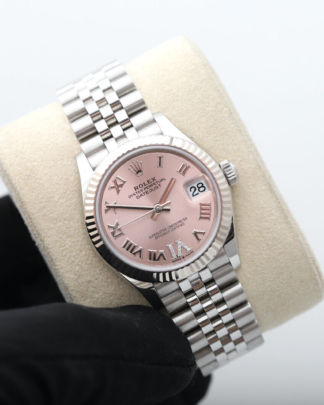 Rolex Datejust 31mm 278274 Pink Dial Factory Diamonds 2023 Women's Watch