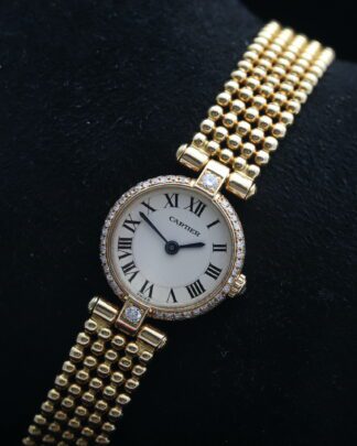 Cartier Colisee 866026 18ct Yellow Gold Factory Diamond Set 24mm Quartz