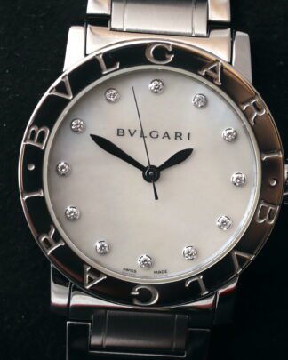 Bvlgari Bvlgari BBL33S 33mm Mother of Pearl Diamond Dial Automatic Women's Watch