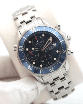 Omega Seamaster 300M Chronograph 22258000 2010 41.5mm Blue Dial Men's Watch