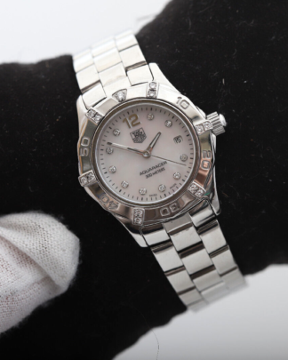 Tag Heuer Aquaracer WAF141G.BA0813 Factory Diamonds 27mm Quartz Women's Watch