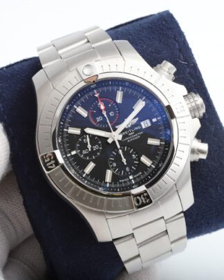 Breitling Super Avenger Chronograph A13375 48mm 2022 Black Dial Men's Watch