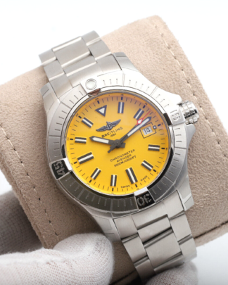 Breitling Avenger Seawolf A17319 2024 UNWORN 45mm Yellow Dial Men's Watch