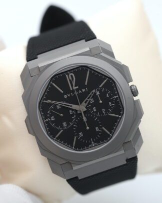 Bvlgari Octo Finissimo 103371 Chronograph GMT Titanium 2023 42mm Men's Watch