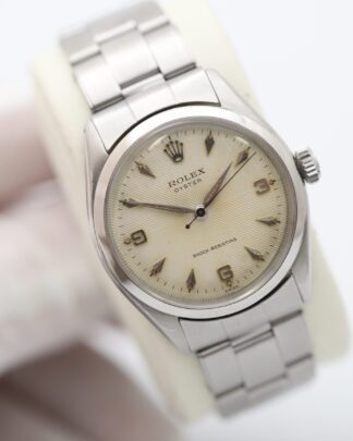 Rolex Oyster Precision 6480 Cheveron Dial 34mm Stainless Steel Manual Mens Watch