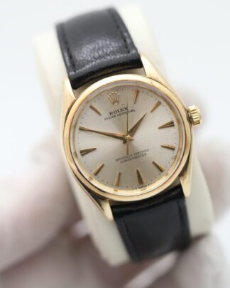 Rolex Oyster Perpetual 6564 34mm 9ct Yellow Gold Automatic Mens Watch