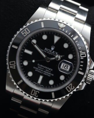 Rolex Submariner Ceramic Date 40mm 2014 116610LN Men's Watch
