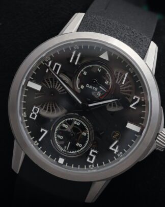 Zelos Mirage 8 Days Titanium Anthracite Skelton 32/75 2021 42mm Men's Watch