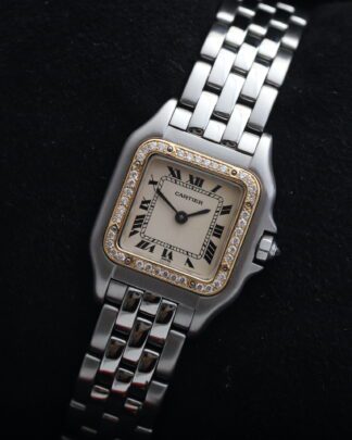 Cartier Panthere 66921 18ct Diamond Set Bezel 22mm Quartz Ladies Watch