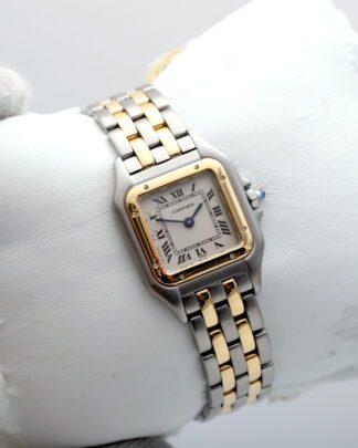 Cartier Panthere W25029B6 1120 Two Row 22mm 18ct Yellow Gold Ladies Watch