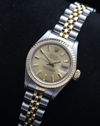 Rolex Datejust 69173 Champagne Dial 26mm 18ct Yellow Gold Women's Watch