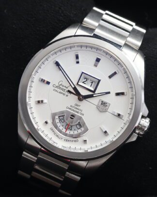 Tag Heuer Grand Carrera Calibre 8 GMT WAV5112 2010 43mm Men's Watch