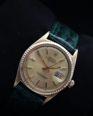 Rolex Datejust 36mm Solid Yellow Gold Champagne Dial Men's Watch