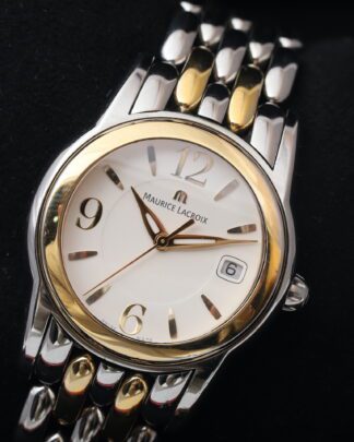 Maurice Lacroix Damen Uhr Sphere SH1014 34mm Two Tone Quartz Womens Watch