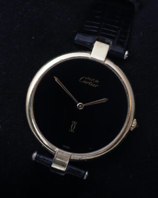 Cartier Must De Cartier Vendome 17 Black Dial 31mm Quartz Women's Watch