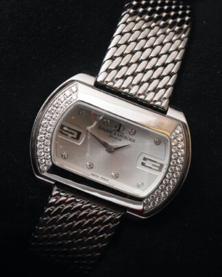 Baume & Mercier Hampton 65412 Diamond Bezel & Dial 33.5mm x 26mm Women's Watch