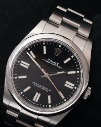 Rolex Oyster Perpetual 41 124300 Black Dial 2020 Automatic Men's Watch