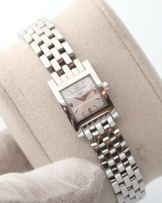 Longines DolceVita L5.161.4 White Dial 16mm Stainless Steel Quartz Women's Watch