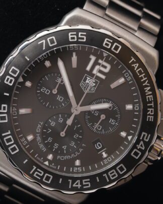 Tag Heuer Formula 1 Quartz CAU1115 Grey Chronograph Dial 2014 42mm Men's Watch