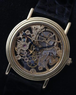 Chopard Vintage Skeleton 18ct Yellow Gold Manual Wind 30mm Women's Watch