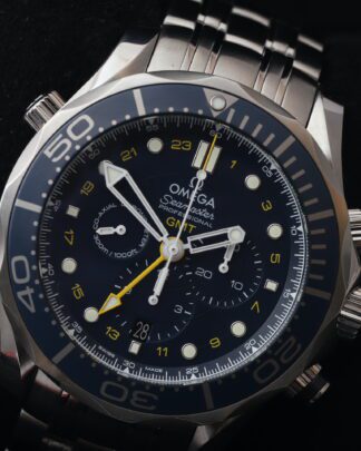 Omega Seamaster Diver 300M GMT Chronograph 212.30.44.52.03.001 44mm Men's Watch