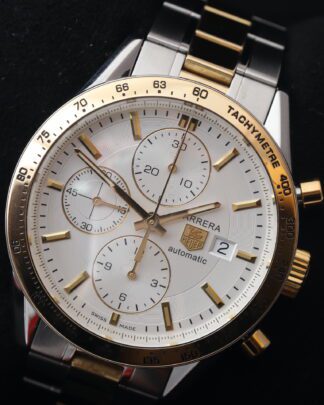 Tag Heuer Carrera Calibre 16 Chronograph CV2050 41mm 18ct Gold Men's Watch