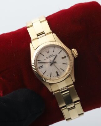 Rolex Oyster Perpetual Lady 6619 18ct Yellow Gold 26mm Automatic Women's Watch