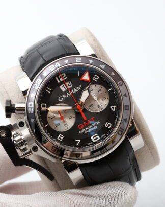 Graham Black Chronofighter GMT  Oversized 47 mm 20VGS.B39A Men's Watch