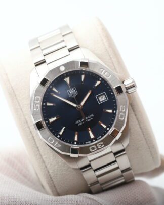 Tag Heuer Aquaracer 300M WAY1112 41mm Blue Dial 2015 Quartz Men's Watch