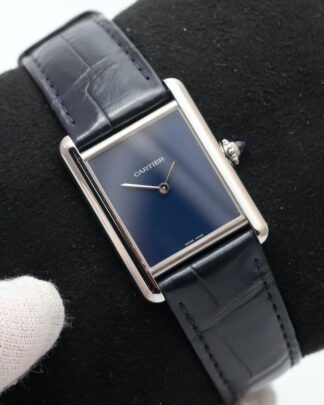 Cartier Must De Cartier WSTA0055 / 4323 Blue Mens Watch